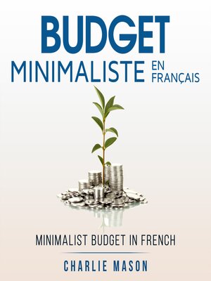 cover image of Budget Minimaliste En Français/ Minimalist budget In French